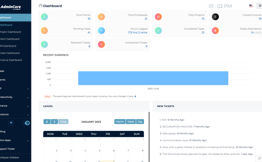 admincore-dashboard